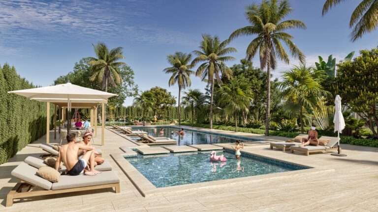 Piscina para adultos y niños